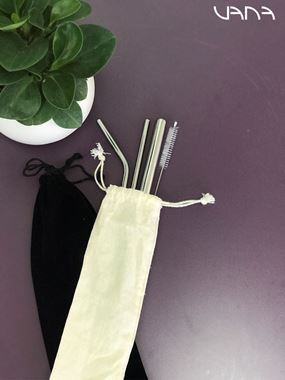 Picture of SET TÚI ỐNG HÚT INOX (4 MÓN)